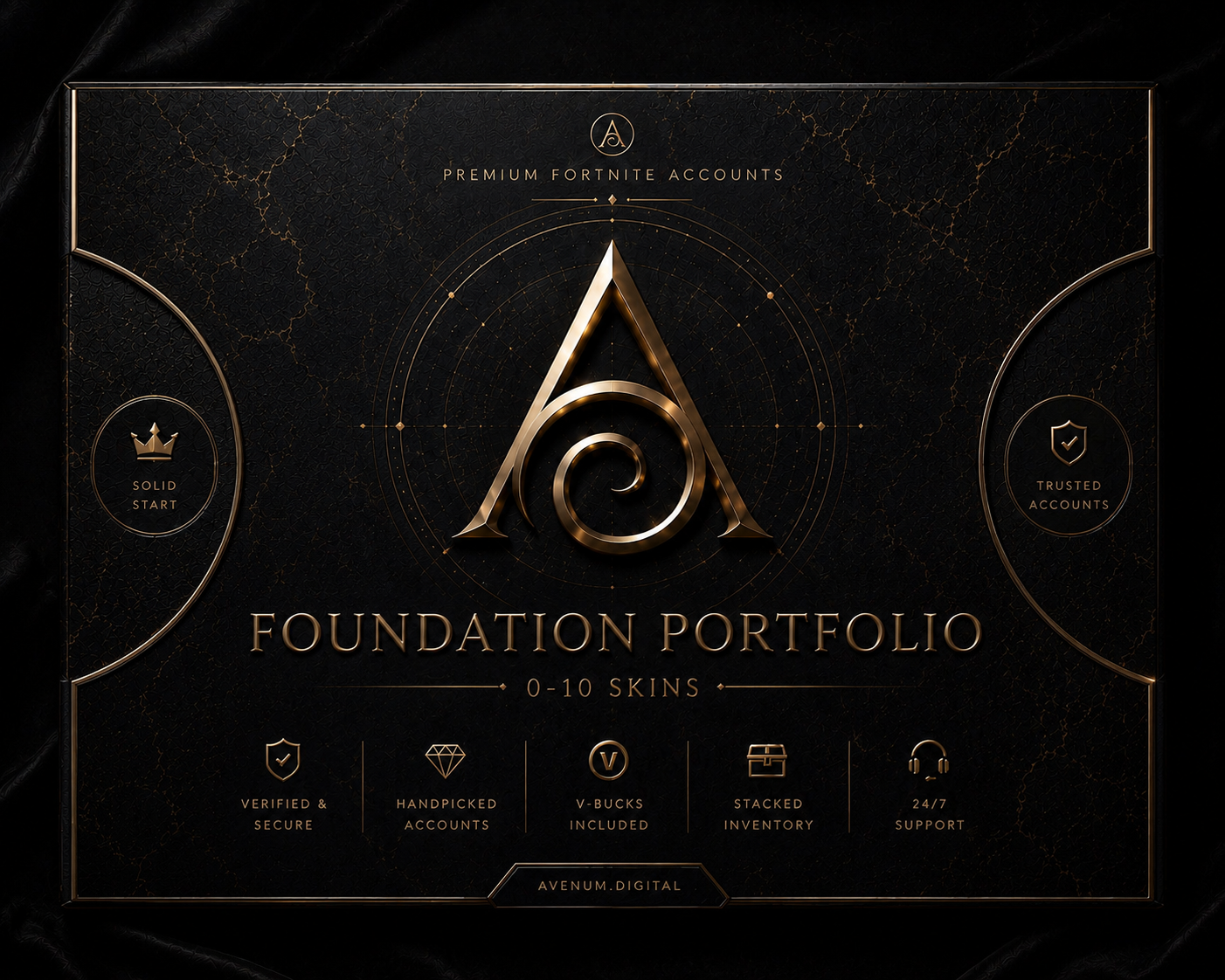 Le portefeuille Fondation (0-10 skins)