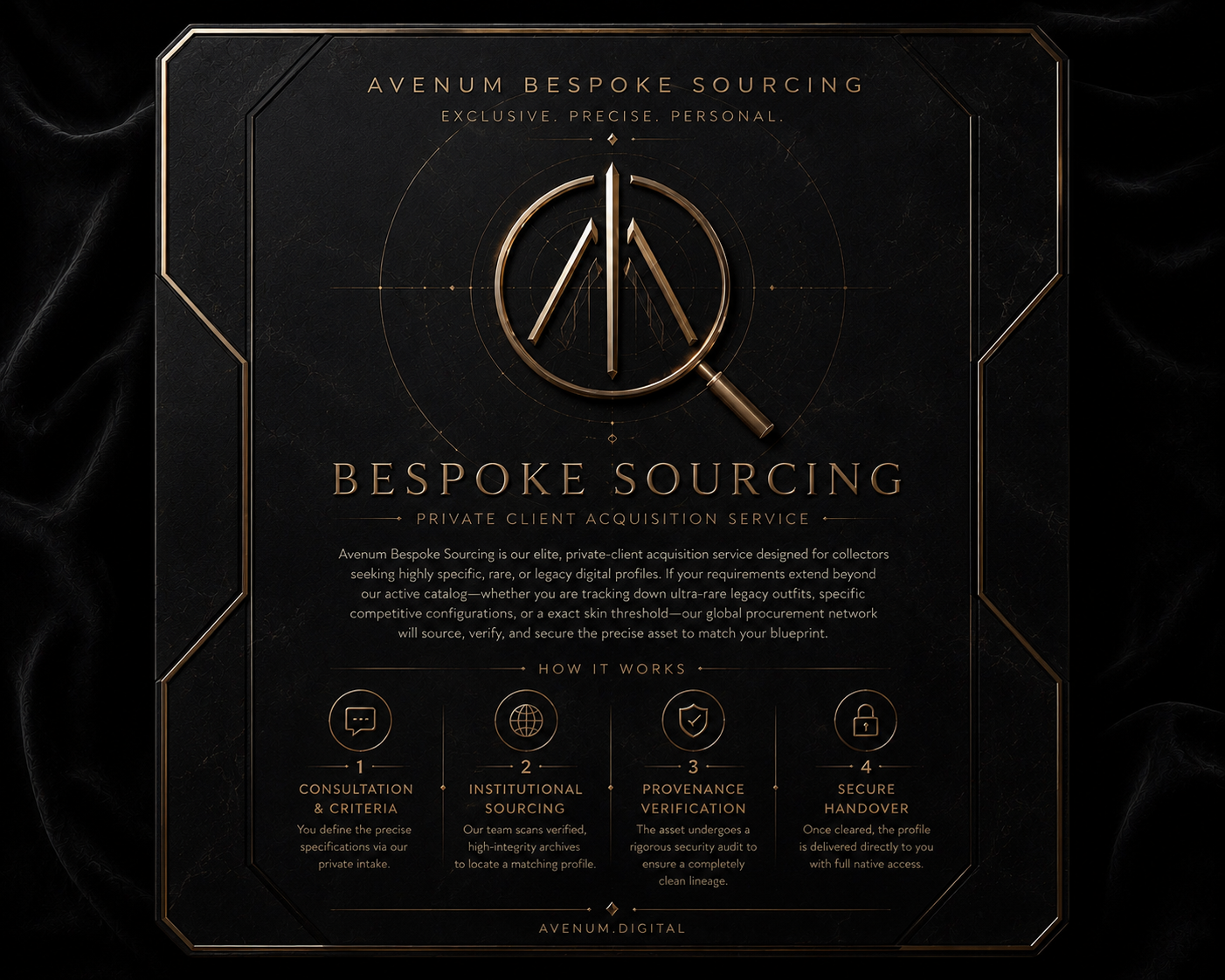 Avenum Bespoke Sourcing (Custom On-Demand)