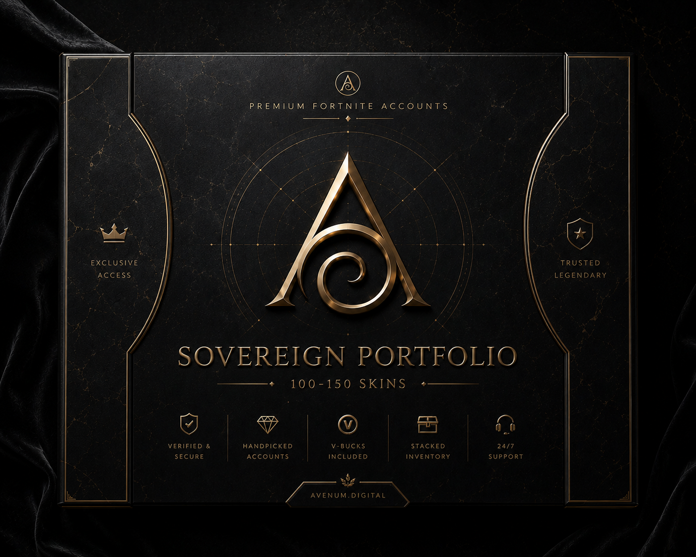 Le Portefeuille souverain (100–150 skins)