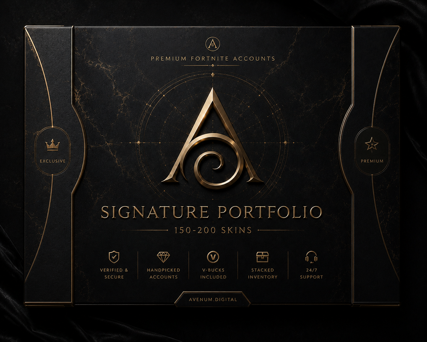 Le portfolio Signature (150 à 200 skins)
