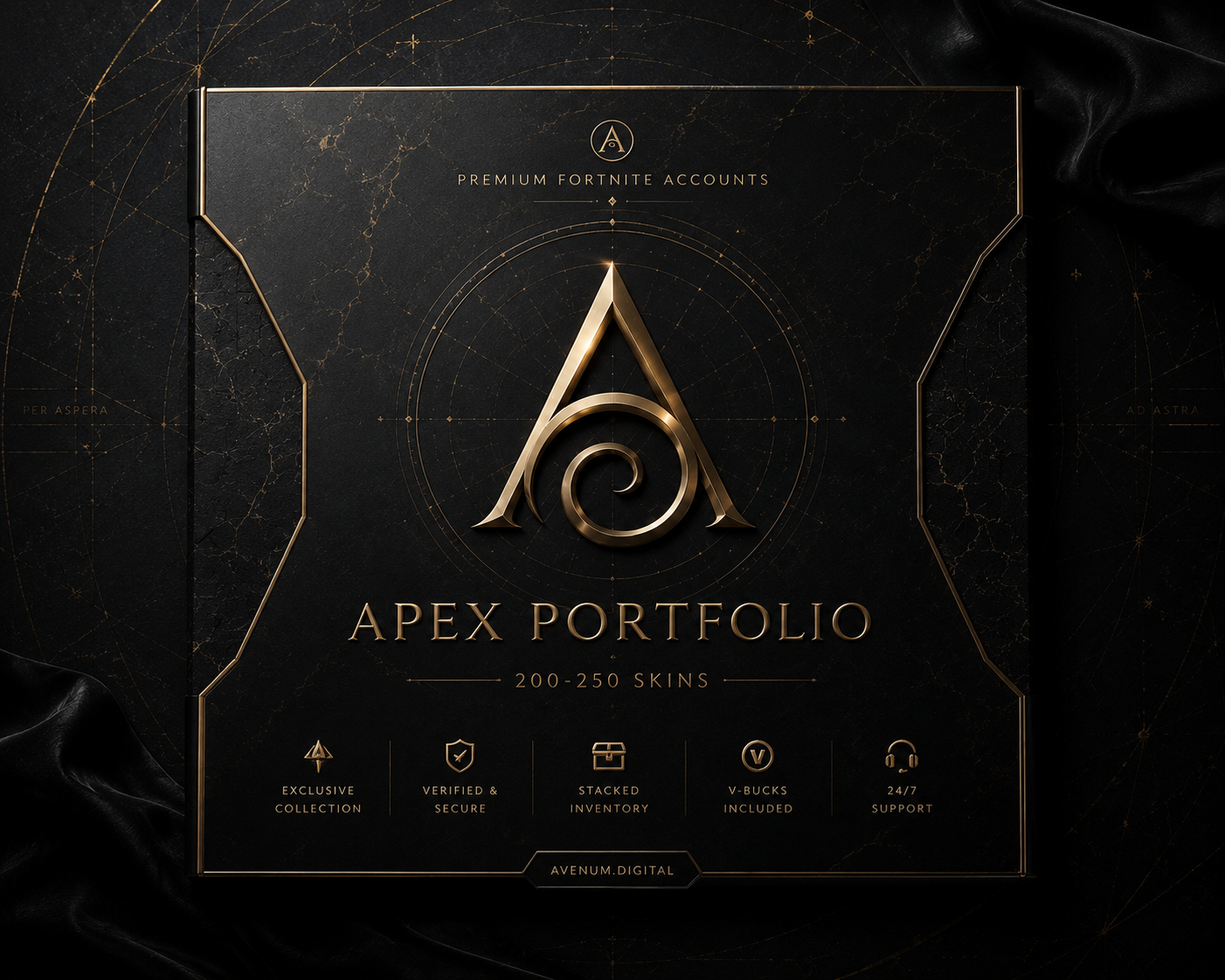 Le portefeuille Apex (200-250 skins)